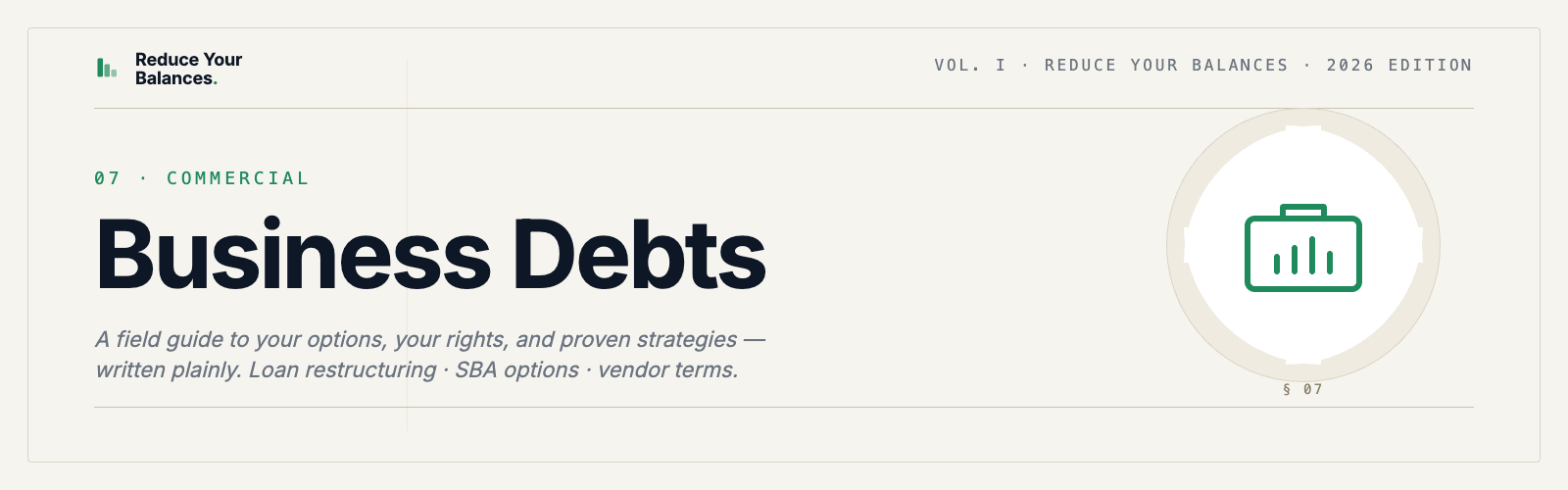 Small business owner reviewing financial statements and balance sheets for business debt restructuring